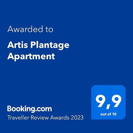 Artis Plantage Apartment Amsterdam Exterior photo